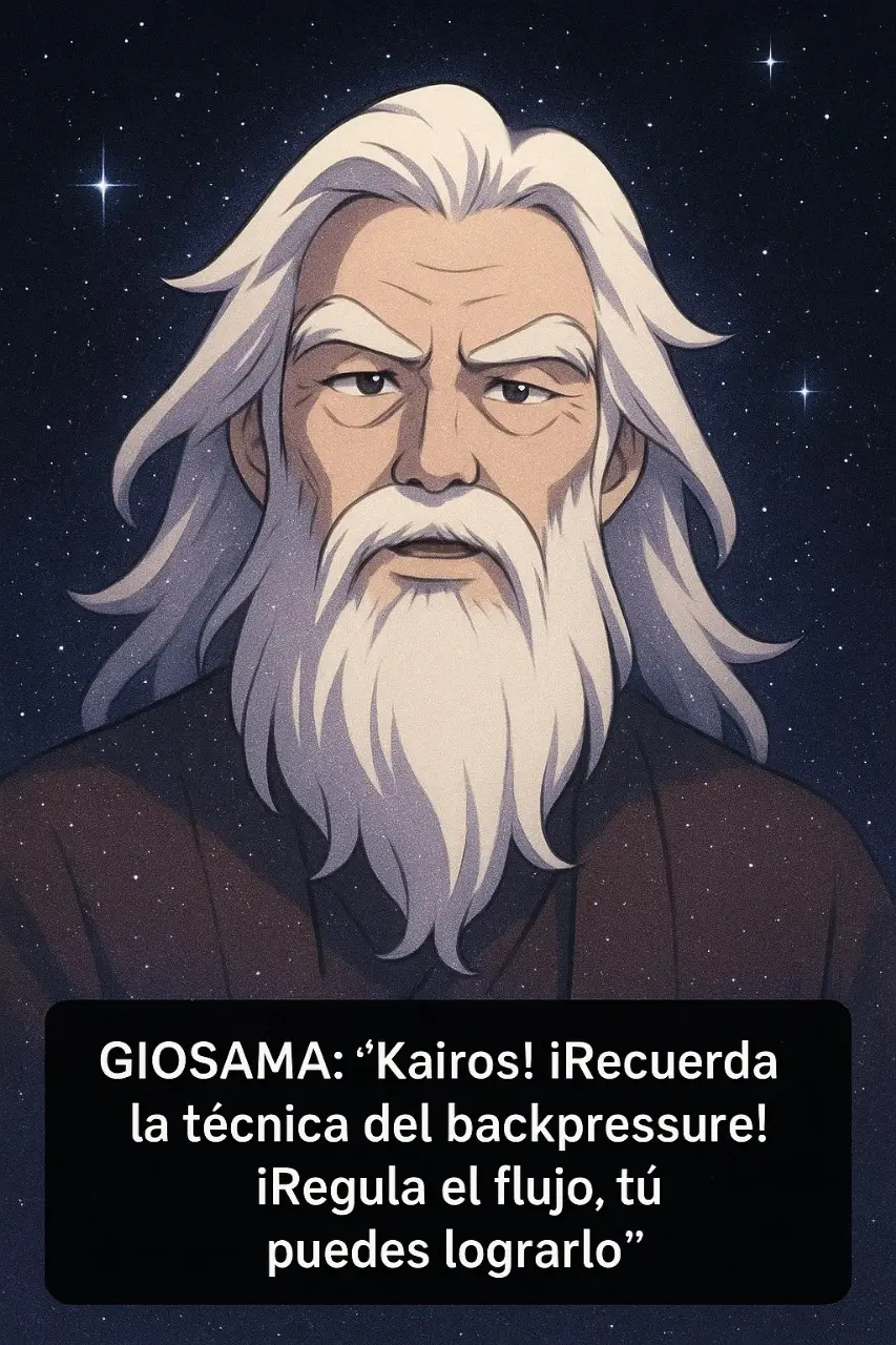 El sabio Maestro Giosama en un plano estelar